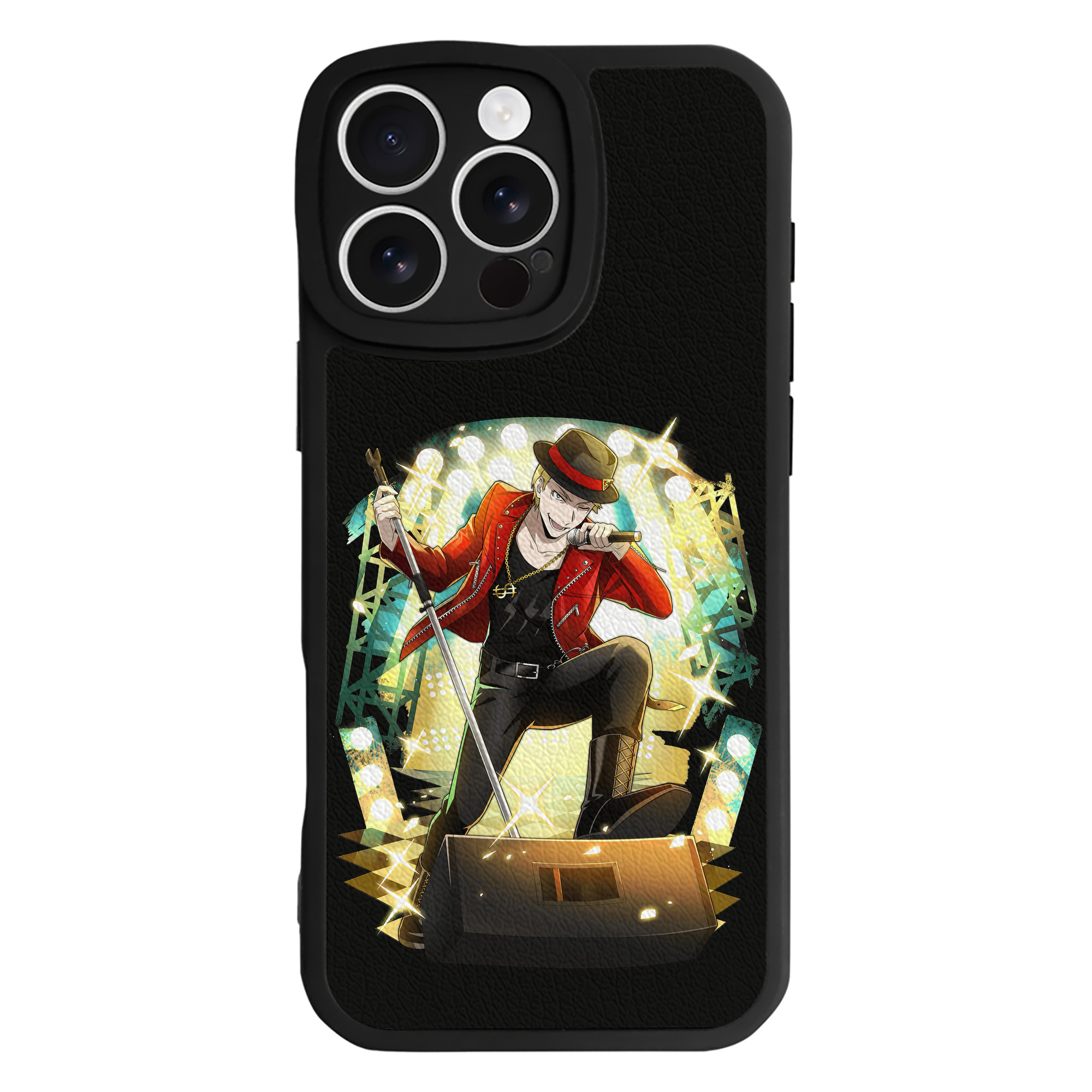 （画像用） 文豪ストレイドッグス Bungo Stray Dogs 【iPhone 16シリーズ対応】シリコンスマホケース（レザー調） 材質：シリコン